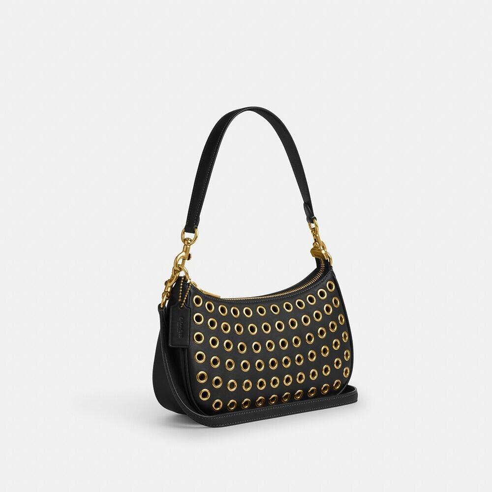 Coach Teri Shoulder Bag With Grommets - One Size - Picture 2 of 5